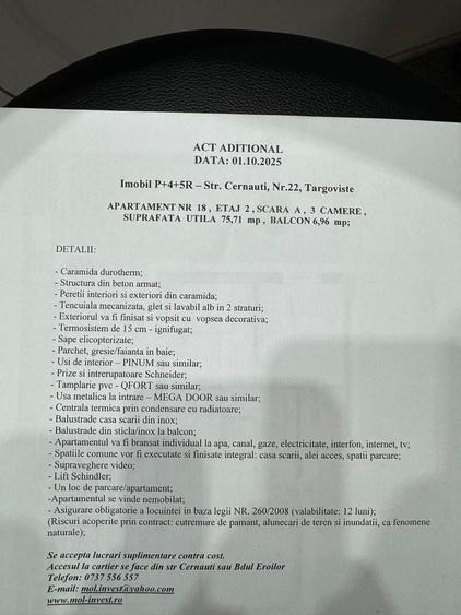 Apartament cu 3 camere în Central
