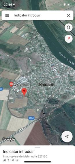 Teren de 4000 mp, în Mahmudia