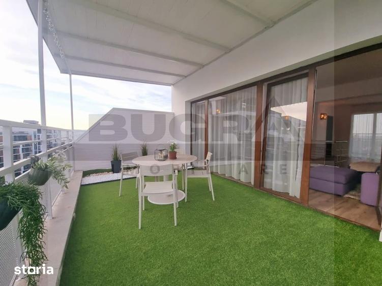Penthouse superb pe 2 nivele, orientat E-V, cartier Buna ziua - 11