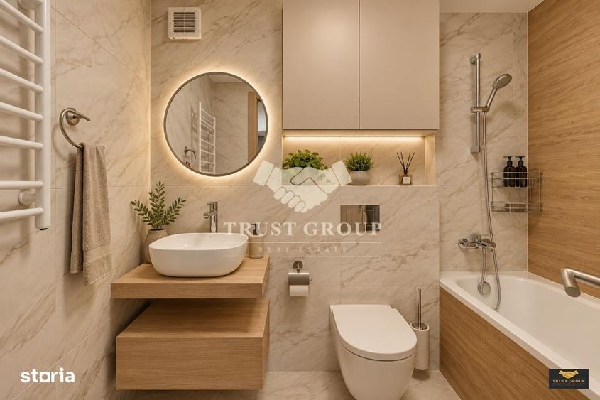 Apartament cu 2 camere semidecomandat, mobilat în Domenii
