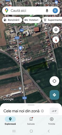 Teren de 5000 mp, în Brazi