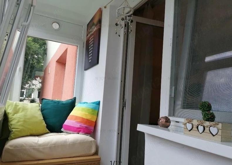 Apartament cu 2 camere semidecomandat, mobilat în Lacul Tei