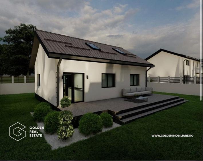 Casă individuală cu 3 camere cu Teren 350 Mp în 6 Vânători