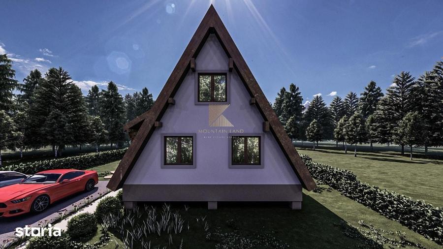 Casa noua in faza de proiect | A-frame | ideala investitie | Rasnov - 6