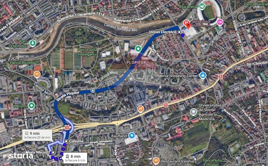 Apartament cu 3 camere decomandat în Mănăștur