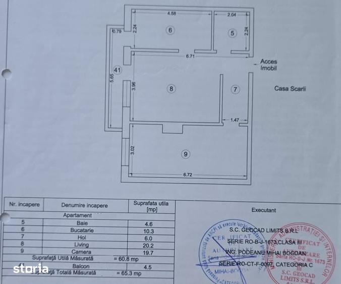Apartament cu 2 camere decomandat în Inel II