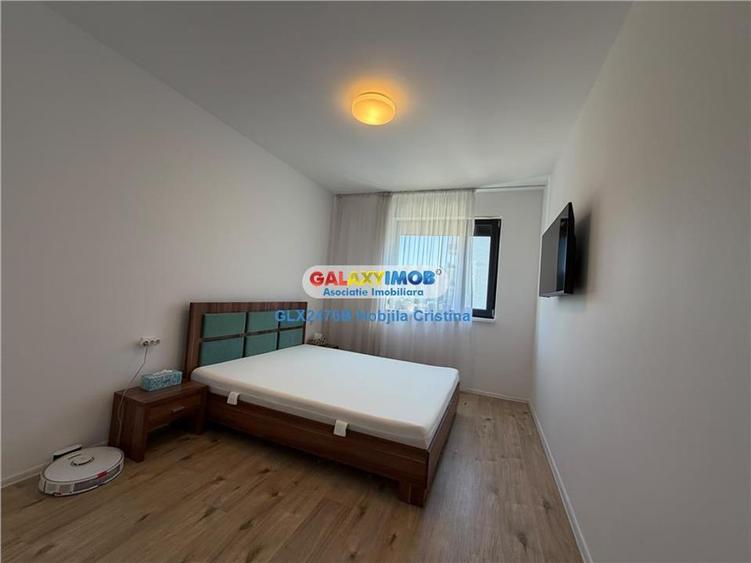Apartament cu 3 camere semidecomandat, mobilat în Băneasa