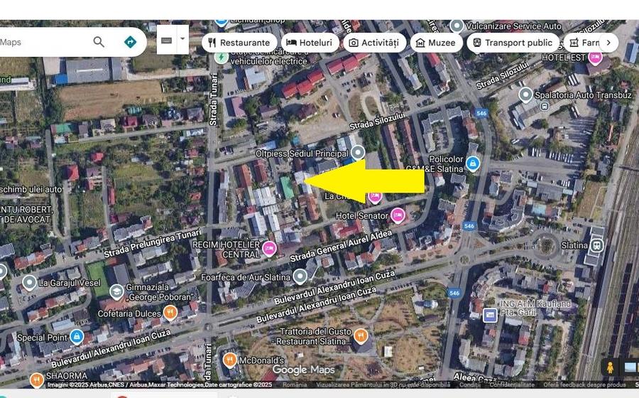 Spațiu industrial, în Gară
