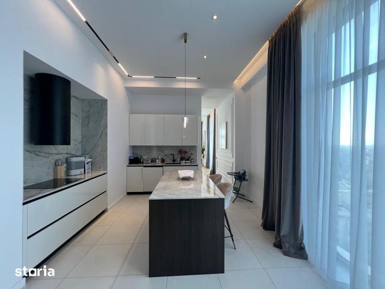 Apartament cu 4 camere, mobilat în Herăstrău