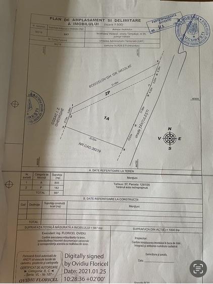 lot teren intravilan -comuna vladesti ,strada Tanturesti,Valcea - 4