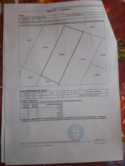 Teren de 643 mp, în Exterior Vest