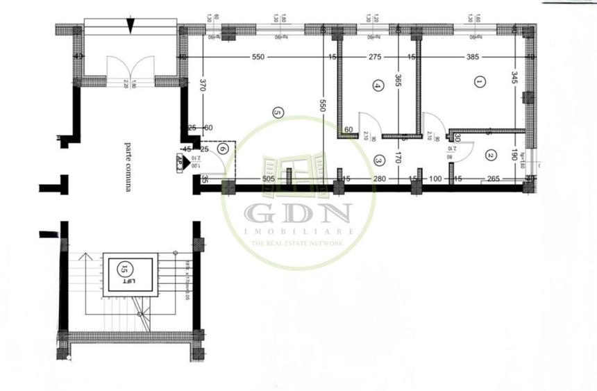 Apartament cu 2 camere decomandat în 1 Mai