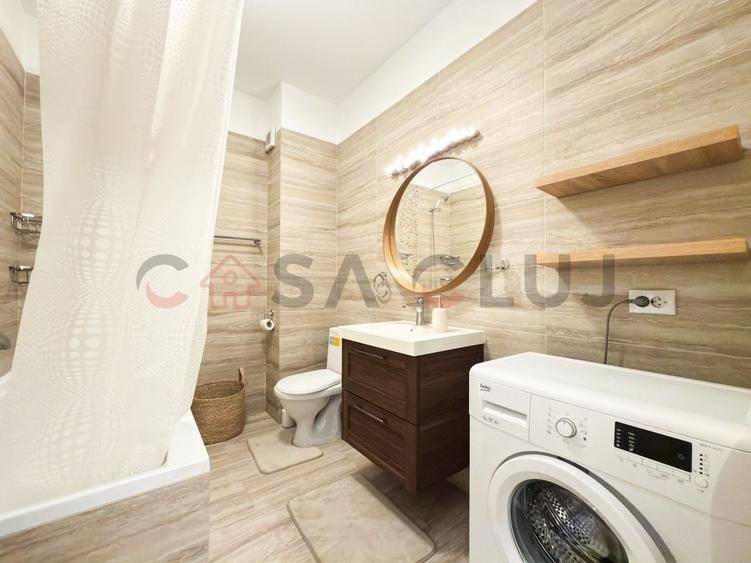 Apartament cu 2 camere decomandat, mobilat în Central