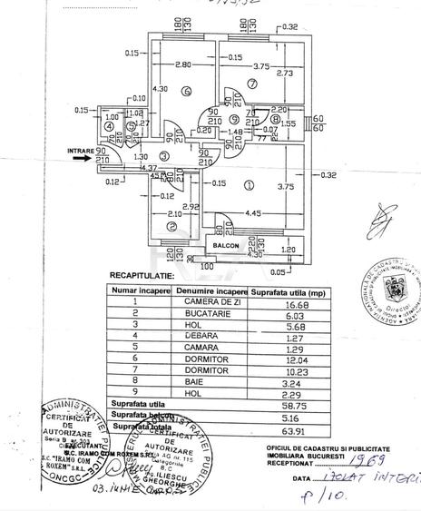 Apartament cu 3 camere semidecomandat, mobilat în Drumul Taberei