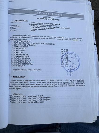 Teren Construcții intravilan de 338 mp, în Central