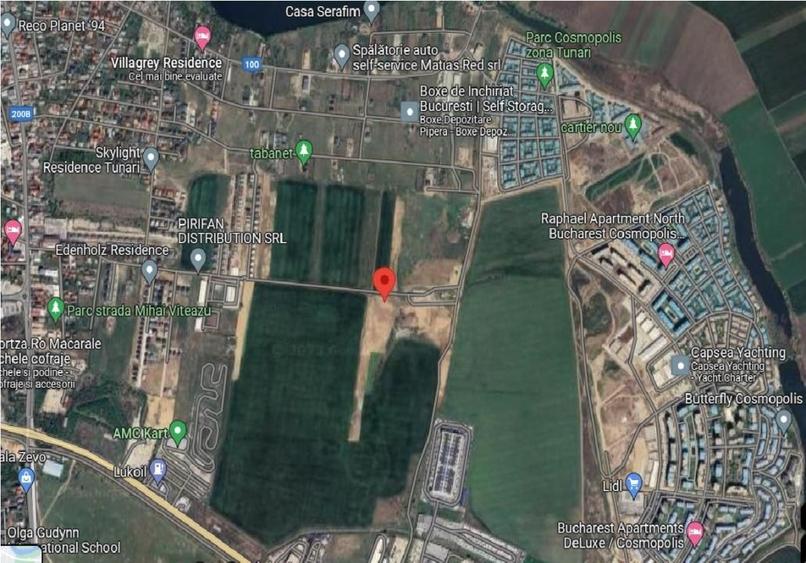 Teren Construcții intravilan de 10000 mp, în Tunari
