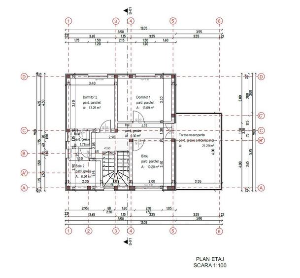 Casă cu 4 camere cu Teren 500 Mp în Rediu