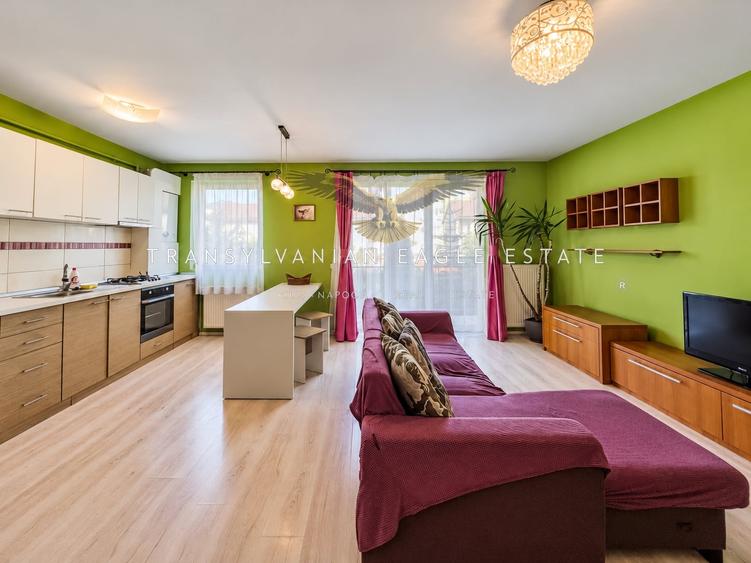 Apartament cu 2 camere semidecomandat, mobilat în Florești