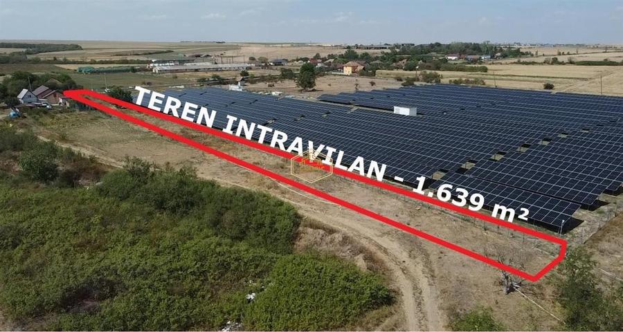 Teren Construcții intravilan de 1639 mp, în Sud
