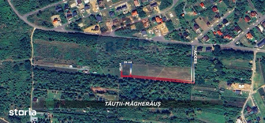 Teren de 1071 mp, în Tăuții-Măgherăuș