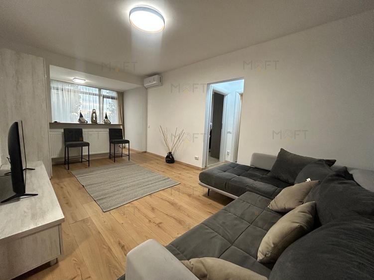 Apartament cu 2 camere semidecomandat, mobilat în Timpuri Noi
