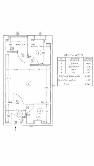 Garsoniera moderna, complet renovata Zona Lapus, aproape de Electr - 4