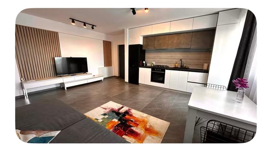 Apartament cu 2 camere semidecomandat, mobilat în Cârcea
