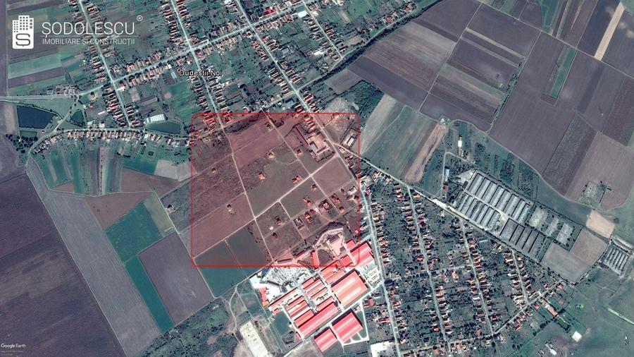 Teren Construcții intravilan de 1016 mp, în Dudeștii Noi