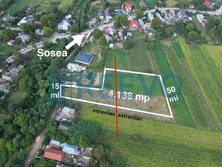 Teren agricol intravilan de 4138 mp, în Blăgești