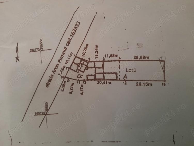 Casă cu 4 camere în Micro 14