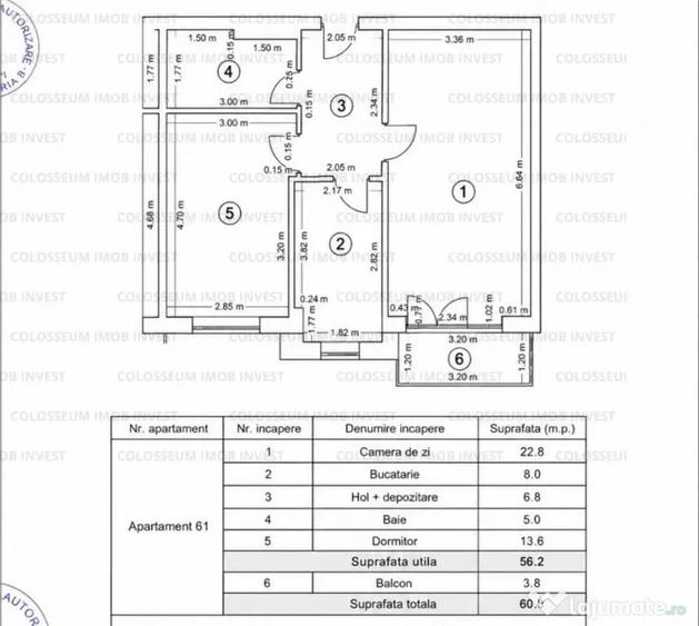 Apartament cu 2 camere decomandat în Avantgarden
