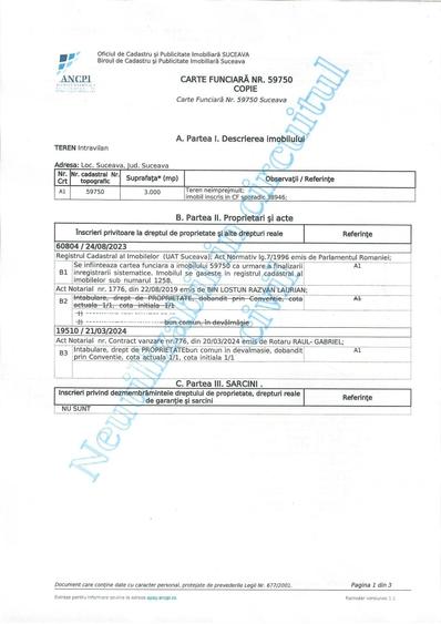 TEREN INTRAVILAN de vinzare Suceava - 2