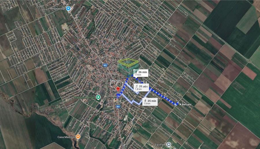 Teren Construcții intravilan de 600 mp, în Berceni