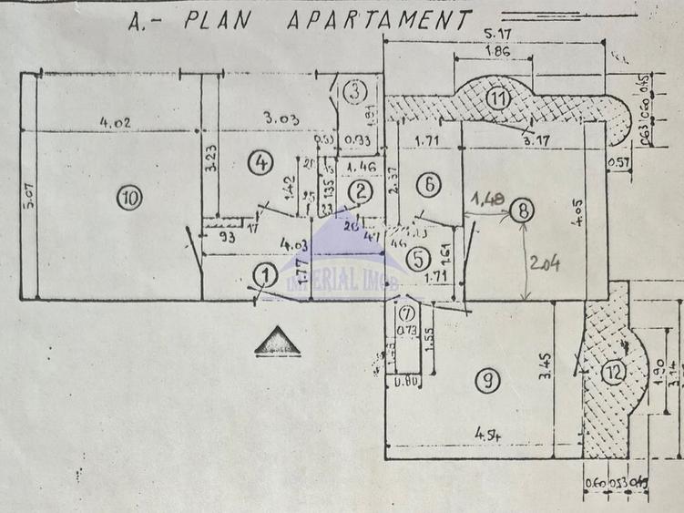 Apartament cu 3 camere decomandat în 13 Septembrie