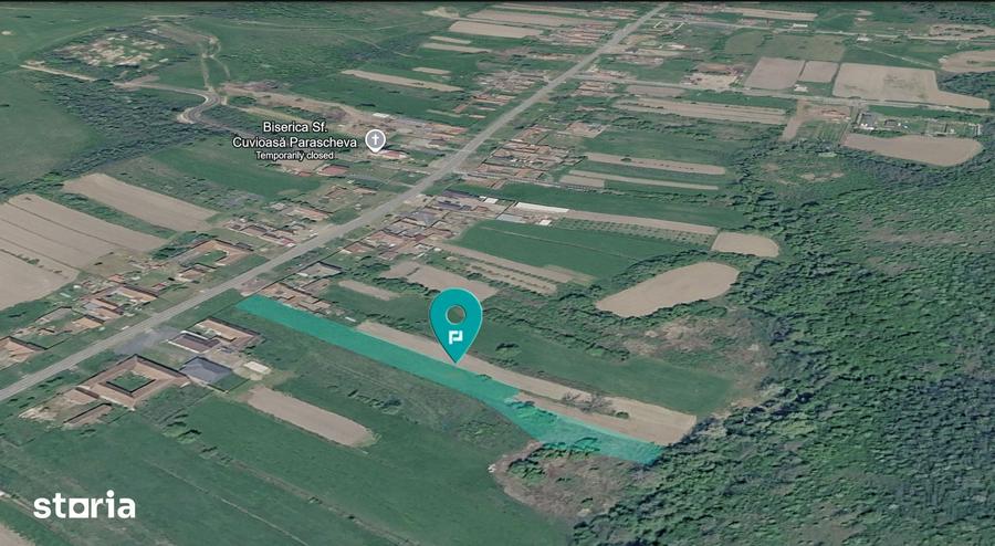 Teren de 3024 mp, în Ususău