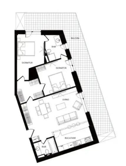 Apartament 3 camere sut 119mp,Bloc boutique,Metrou Pipera,Comision 0% - 7