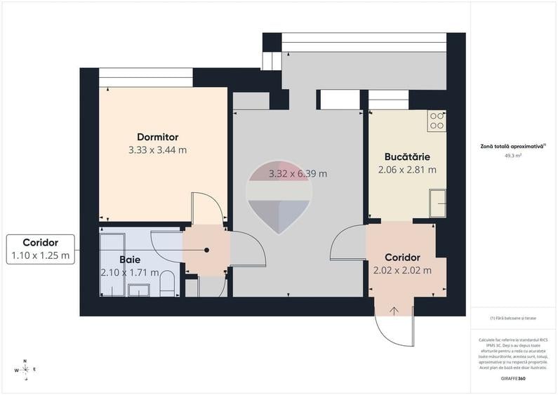 Apartament cu 2 camere de vanzare | 1 min Metrou 1 Mai - 12