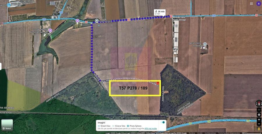 Teren Construcții intravilan de 21000 mp, în Belciugatele