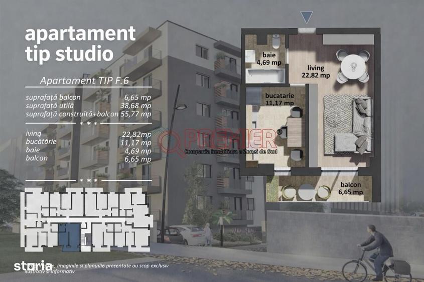 Pret Bomba | 2 Camere Tip Studio | 68.000 Euro Tva Inclus | Ultima - 4