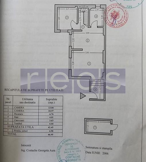 Apartament cu 5 camere semidecomandat în Calea Victoriei