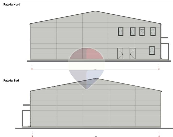 Spațiu industrial, de 1,014 mp, în Balotești