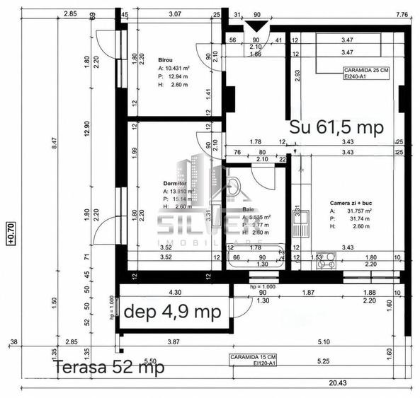 Apartamente cu 3 camere/60-63mp/TERASE 24-52mp/IMOBIL NZEB/TVA INCLUS. - 4