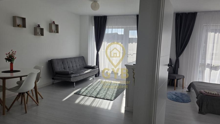Apartament cu 2 camere semidecomandat, mobilat în Nufărul