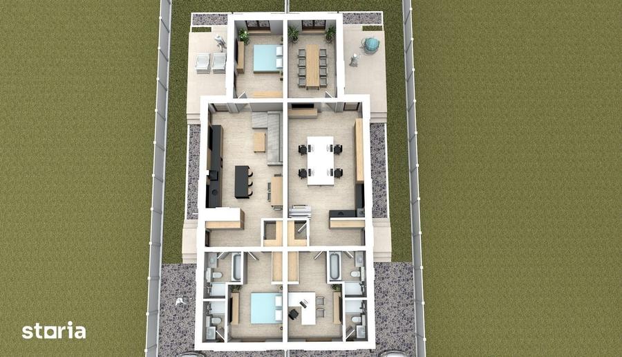 Apartament cu 3 camere în Moșnița Nouă