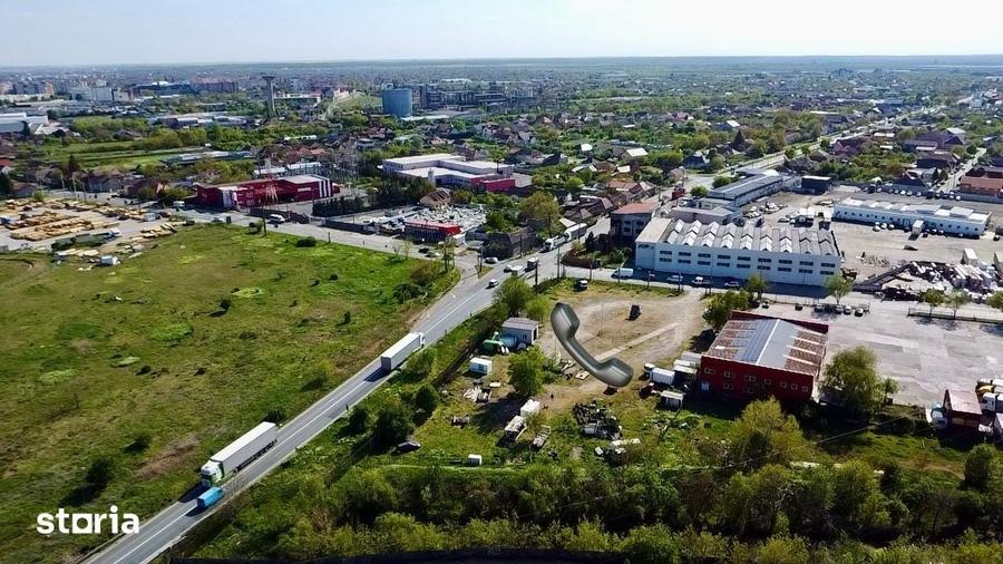 Teren 7300mp intravilan de vanzare cu Puz Centura Nord Arad(pe col?) - 3