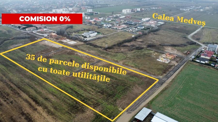 Parcela teren cu toate utilitatile si asfalt - Mosnita - Comison 0% - 13