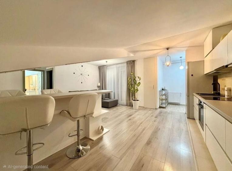 Apartament cu 2 camere nedecomandat în Valea Lupului