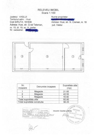 Spațiu comercial, de 190 mp, în Central