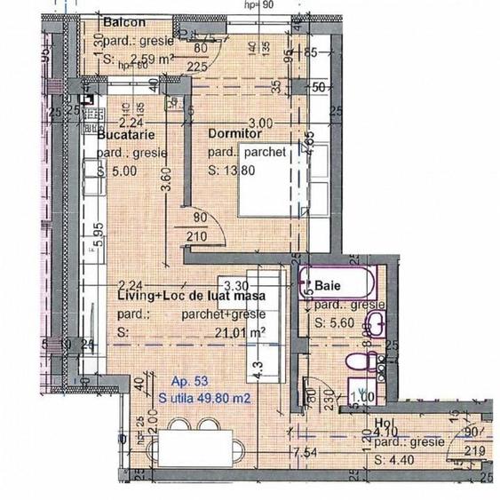 Apartament 2 camere, et. 1, partial la cheie - Selimbar - 7