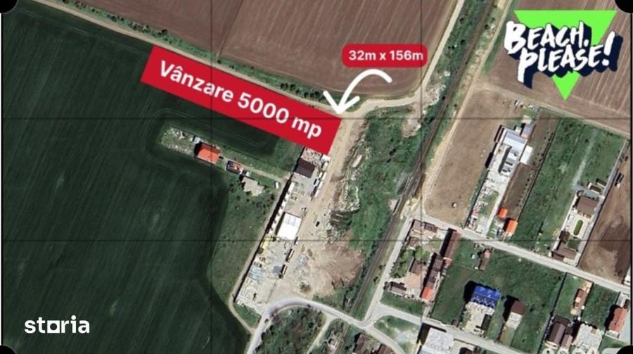 Teren de 2000 mp, în Central